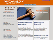 Tablet Screenshot of cipar.sk